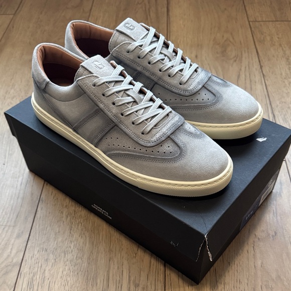Greats Brooklyn Charlie Men’s 11 M Mineral Grey Suede Casual Sneakers New in Box